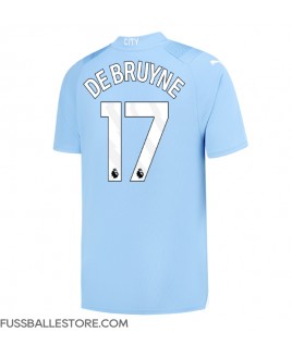 Günstige Manchester City Kevin De Bruyne #17 Heimtrikot 2023-24 Kurzarm